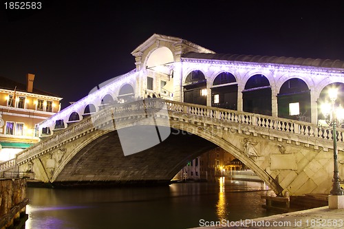 Image of The Rialto bridge, Venice, Italy