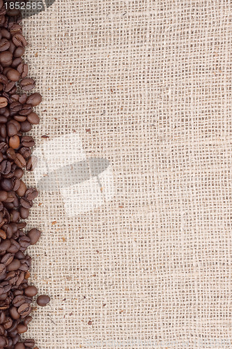 Image of Brown roasted coffee beans.