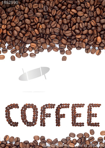 Image of Brown roasted coffee beans