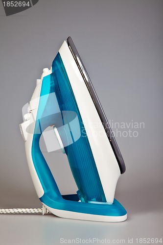 Image of Blue electric iron