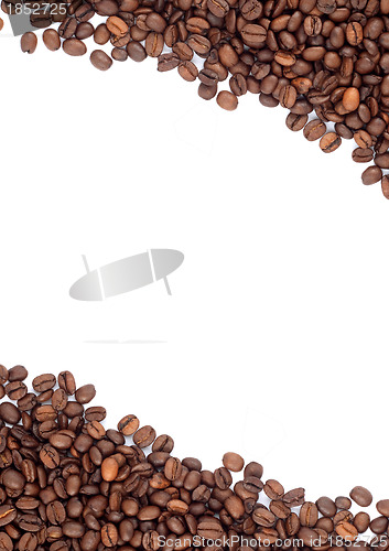 Image of Brown roasted coffee beans