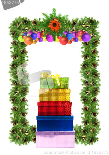 Image of Christmas framework