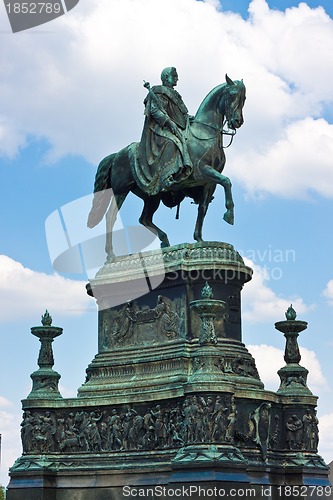 Image of Equestrian Statue of King John of Saxony  in Dresden, Germany