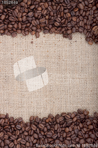 Image of Brown roasted coffee beans.