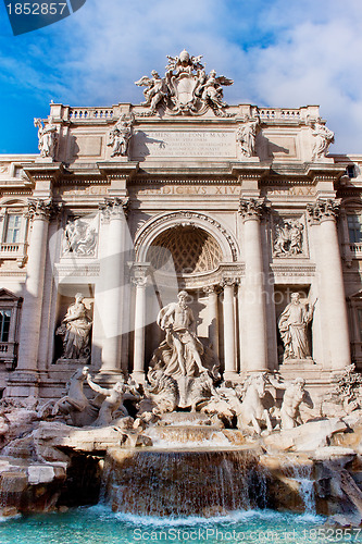 Image of Trevi Fountain - famous landmark in Rome