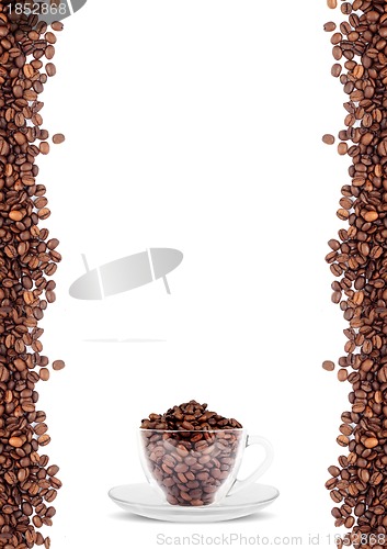 Image of Brown roasted coffee beans
