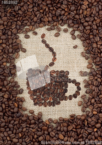 Image of Brown roasted coffee beans