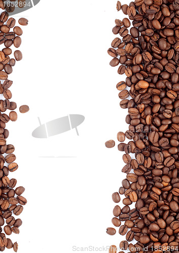 Image of Brown roasted coffee beans