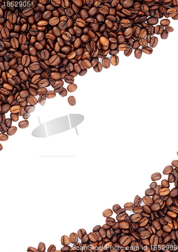Image of Brown roasted coffee beans