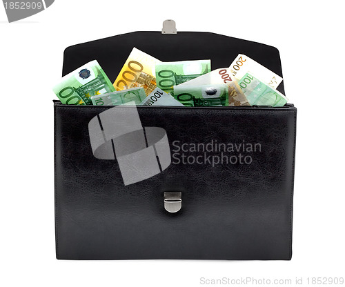 Image of Briefcase with money