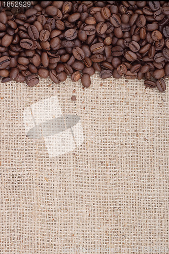 Image of Brown roasted coffee beans.