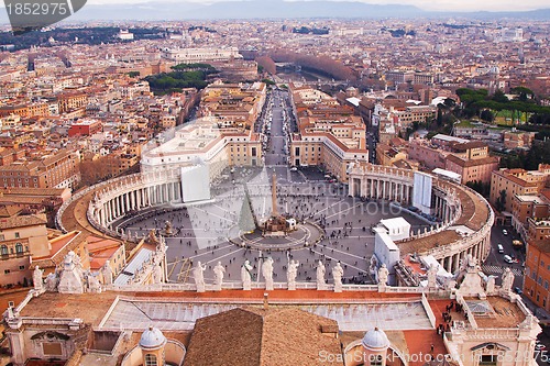 Image of Rome, Italy. Peter's Square in Vatican