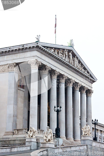 Image of Austrian Parliament in Vienna