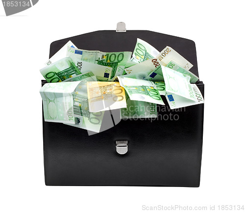 Image of Briefcase with money