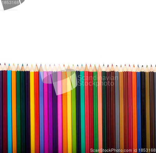 Image of Assortment of coloured pencils