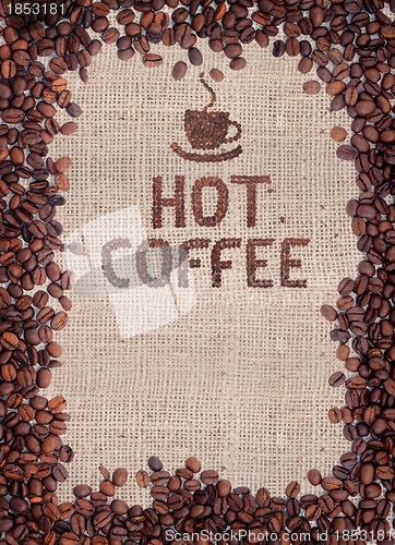 Image of Brown roasted coffee beans