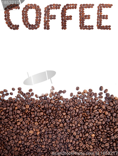 Image of Brown roasted coffee beans
