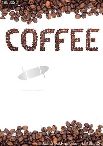 Image of Brown roasted coffee beans