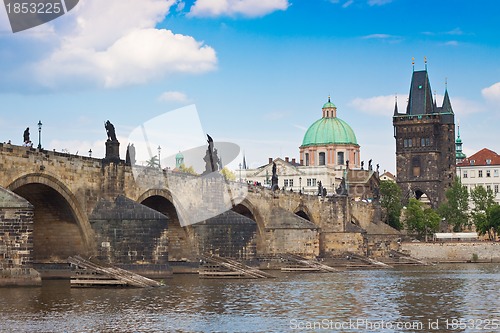 Image of Prague. Charles Bridge in Prague  Czech Republic