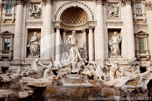 Image of Trevi Fountain - famous landmark in Rome