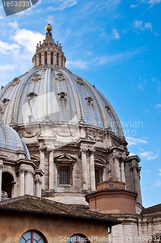 Image of St. Peter's Basilica in Vatican City in Rome, Italy.