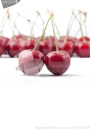 Image of Red cherries