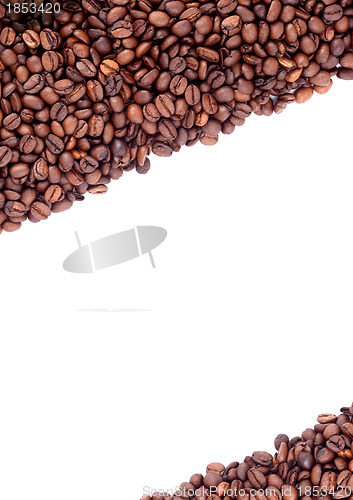 Image of Brown roasted coffee beans