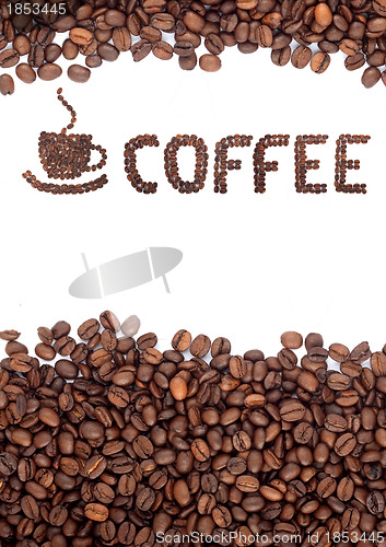 Image of Brown roasted coffee beans