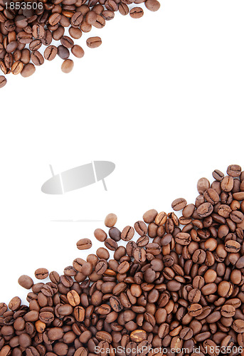 Image of Brown roasted coffee beans