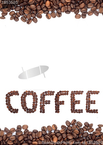 Image of Brown roasted coffee beans