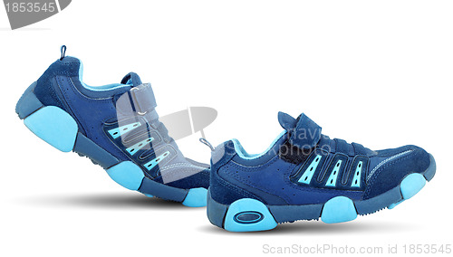 Image of Sneakers walking by themselves