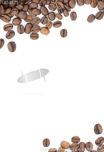 Image of Brown roasted coffee beans