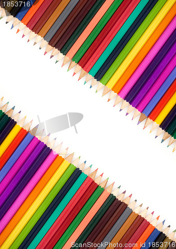 Image of Assortment of coloured pencils