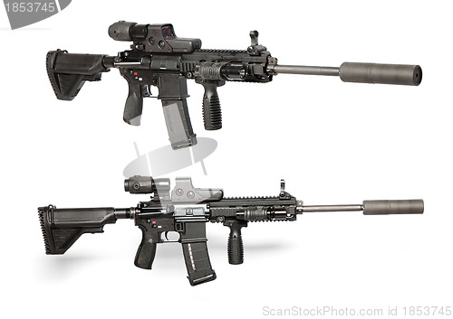 Image of US Army M4 rifle