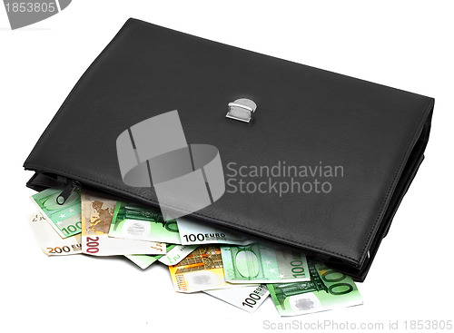 Image of Briefcase with money