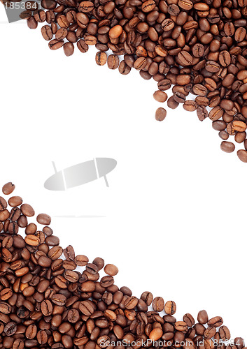 Image of Brown roasted coffee beans