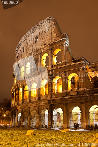 Image of Colosseum in Rome, Italy