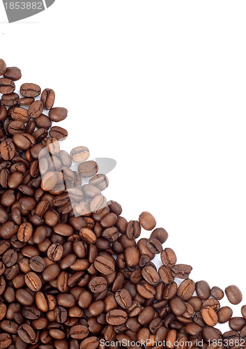 Image of Brown roasted coffee beans