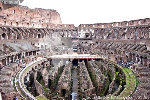 Image of Colosseum in Rome, Italy