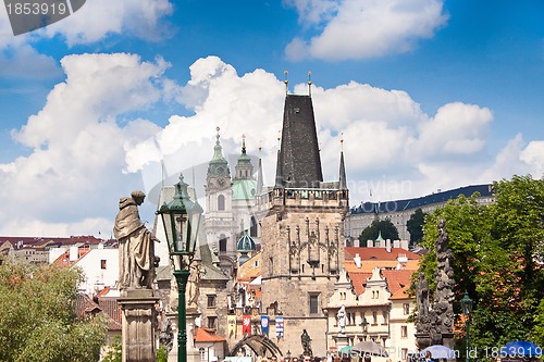 Image of Karlov or charles bridge in Prague