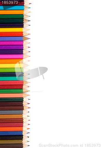 Image of Assortment of coloured pencils