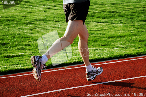 Image of Man on a racetrack