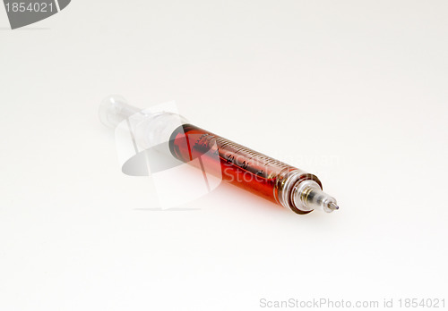 Image of Ball point pen stylized to syringe