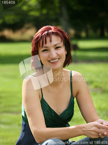 Image of Happy mature woman