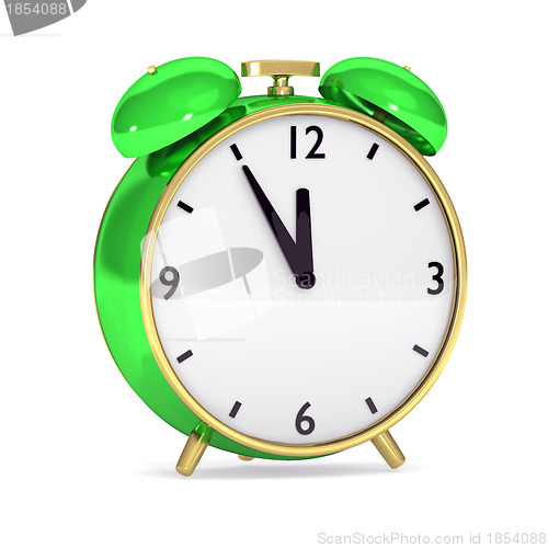 Image of Green alarm clock