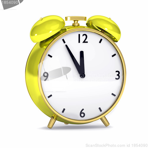 Image of Yellow alarm clock