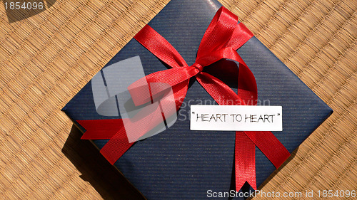 Image of celebration gift heart-to heart