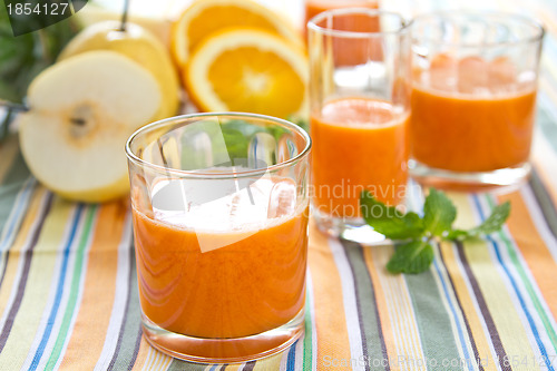 Image of Pear,orange and pineapple smoothie