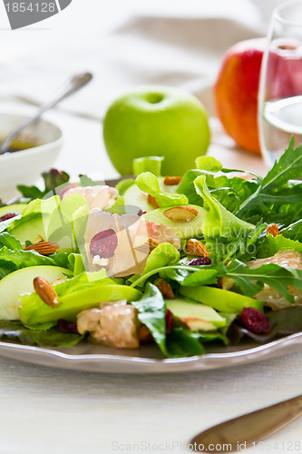 Image of Apple with Grapefruit ,walnut and cranberry salad