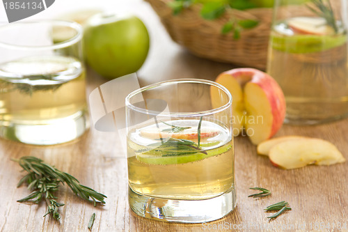 Image of Apple juice with rosemary